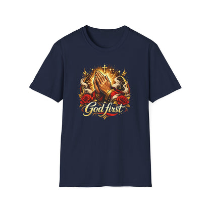 GOD FIRST - Unisex Soft Style T-Shirt