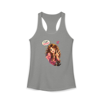 LET'S MAKE TODAY AWESOME – Women's Ideal Racerback Tank