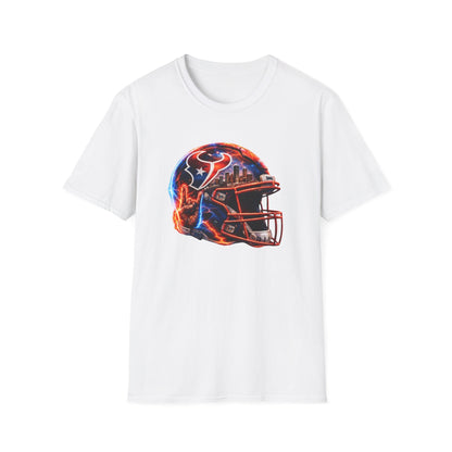 TEXANS INSPIRED HELMET - Unisex Soft Style T-Shirt