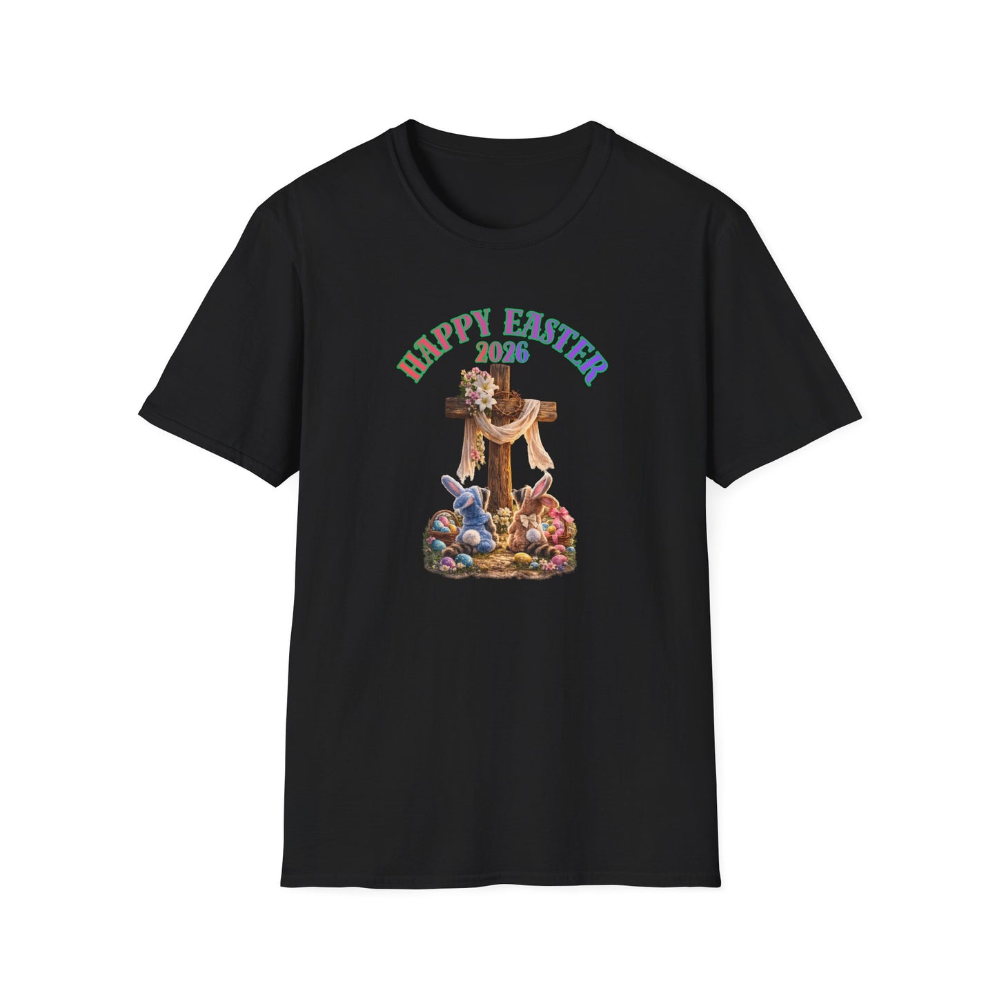 HAPPY EASTER 2026 - Unisex Soft Style T-Shirt