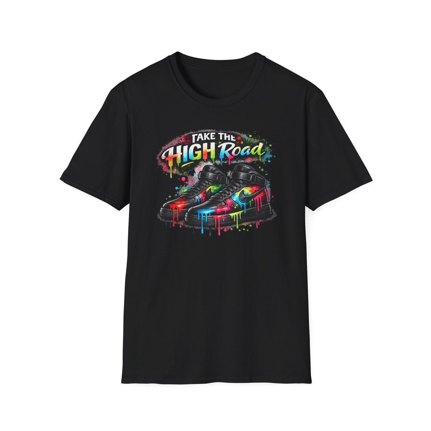 TAKE THE HIGH ROAD - Unisex Soft Style T-shirt