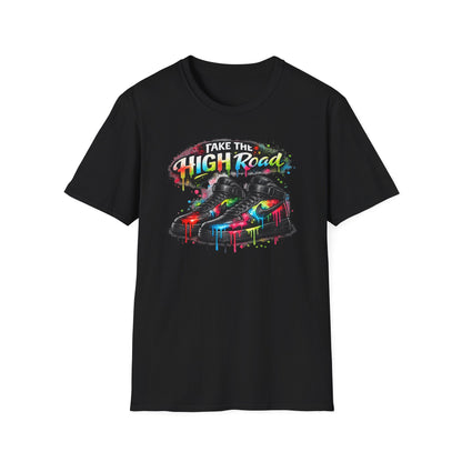 TAKE THE HIGH ROAD - Unisex Soft Style T-shirt
