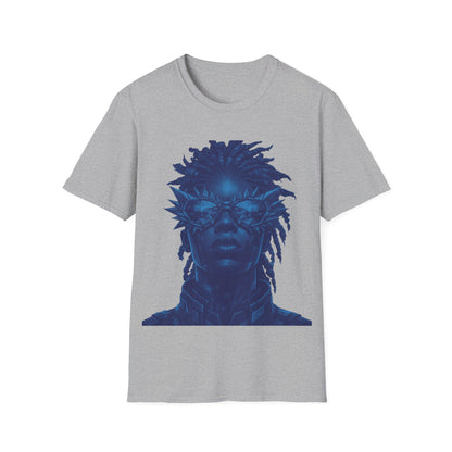 FUTURISTIC DUDE - ((BIG PRINT)) - Unisex Softstyle T-Shirt