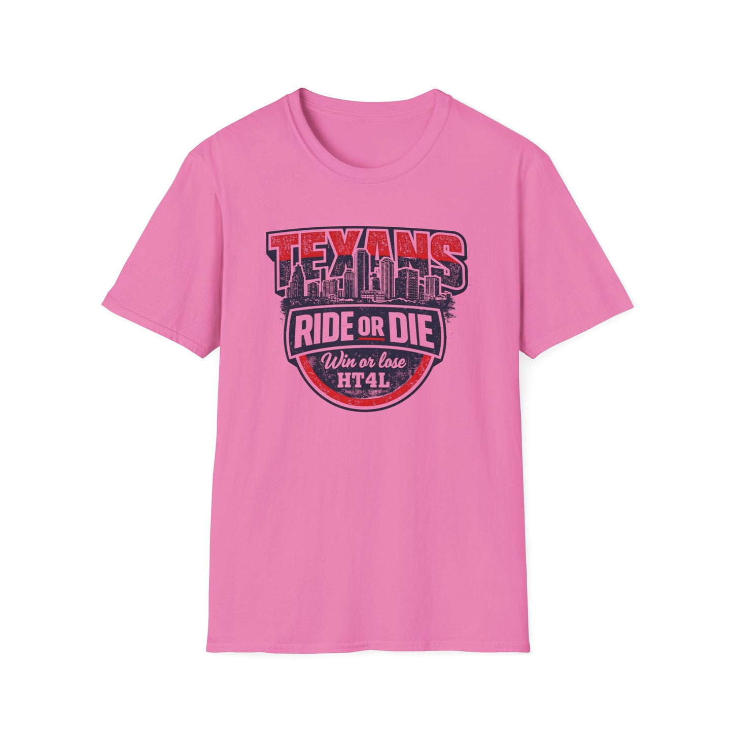 TEXANS RIDE OR DIE - Unisex Soft Style T-Shirt
