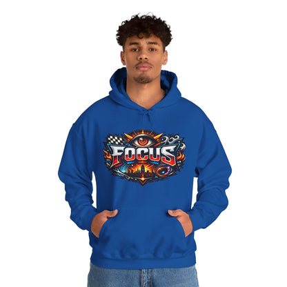 Focus Hoodie | Motivational Mindset Graphic Pull-Over for Men & Women