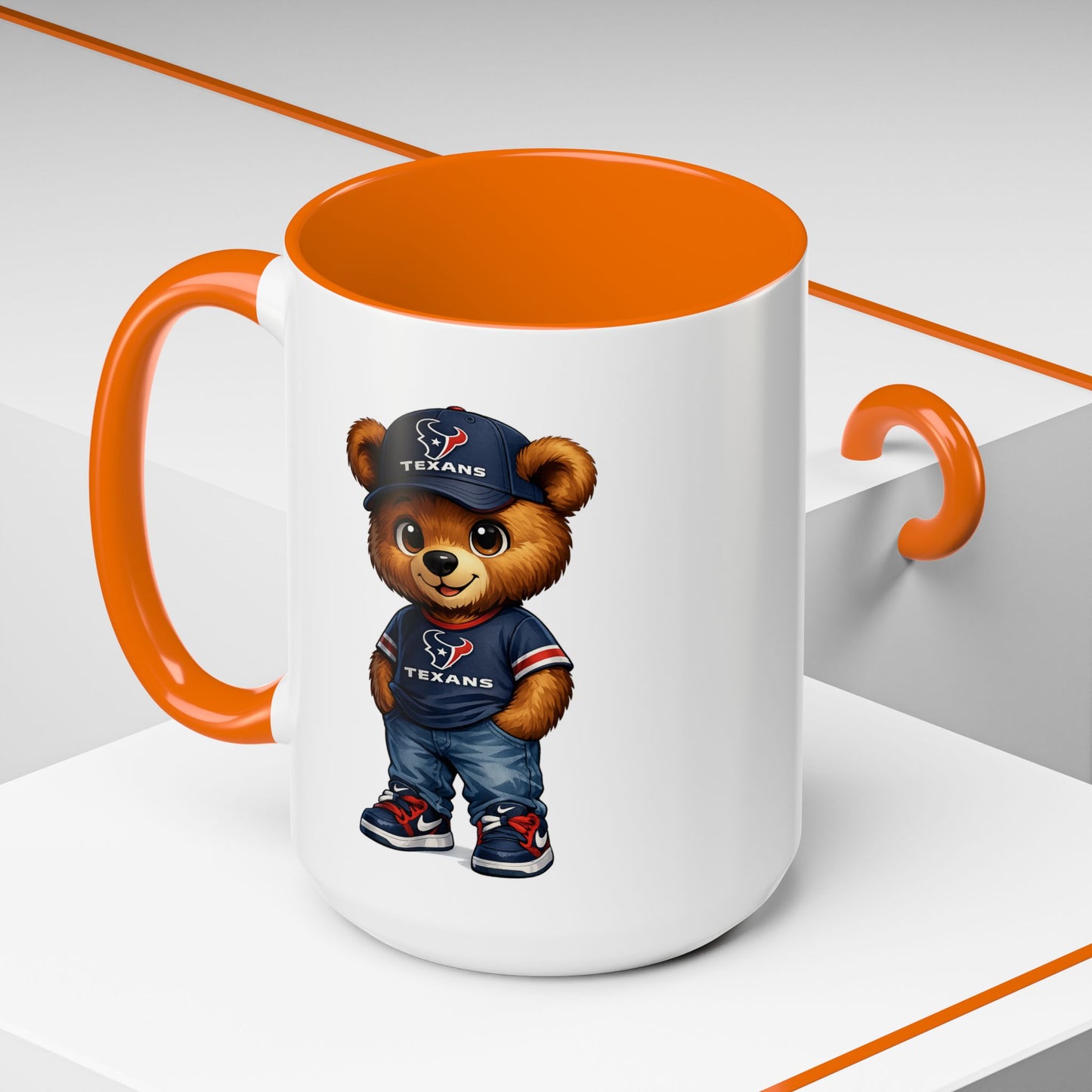 BERRY - REPPIN THE TEXANS - Accent Coffee Mug (11, 15oz)