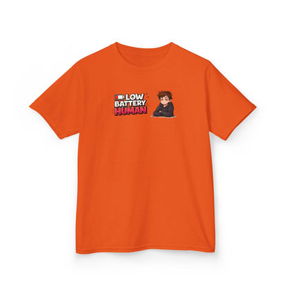 LOW BATTERY HUMAN - Kids Cotton™ Tee
