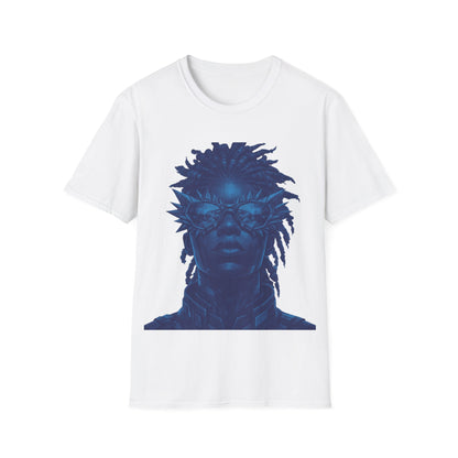 FUTURISTIC DUDE - ((BIG PRINT)) - Unisex Softstyle T-Shirt