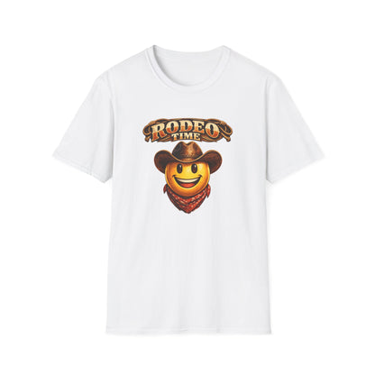 RODEO TIME EMOJI - GUY - Unisex Soft Style T-Shirt