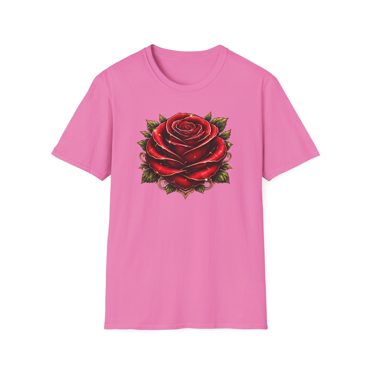 RED ROSE - Unisex Soft Style T-Shirt