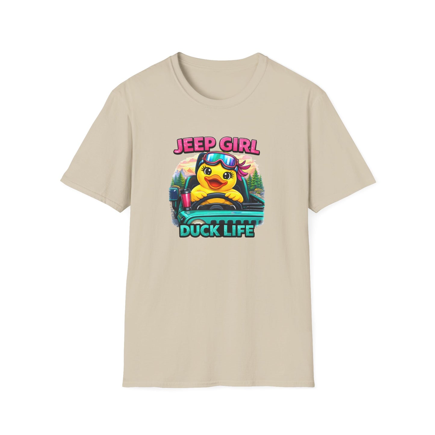 JEEP GIRL-DUCK LIFE - Unisex Softstyle T-Shirt
