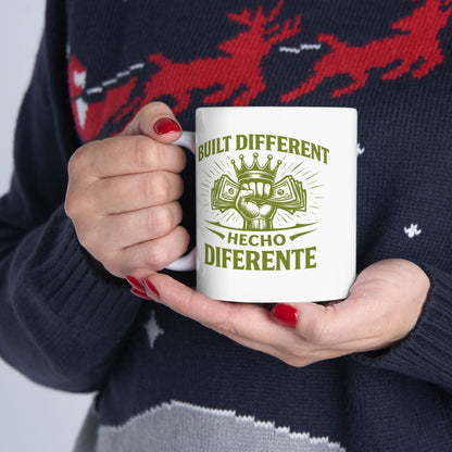 BUILT DIFFERENT - HECHO DIFERENTE - Ceramic Mug, (11oz, 15oz)
