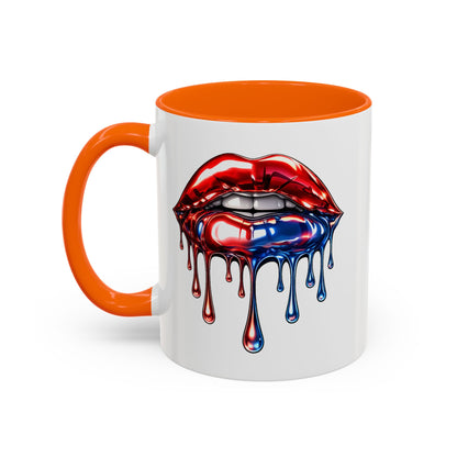 METALIC LIPS - Accent Coffee Mug (11, 15oz)