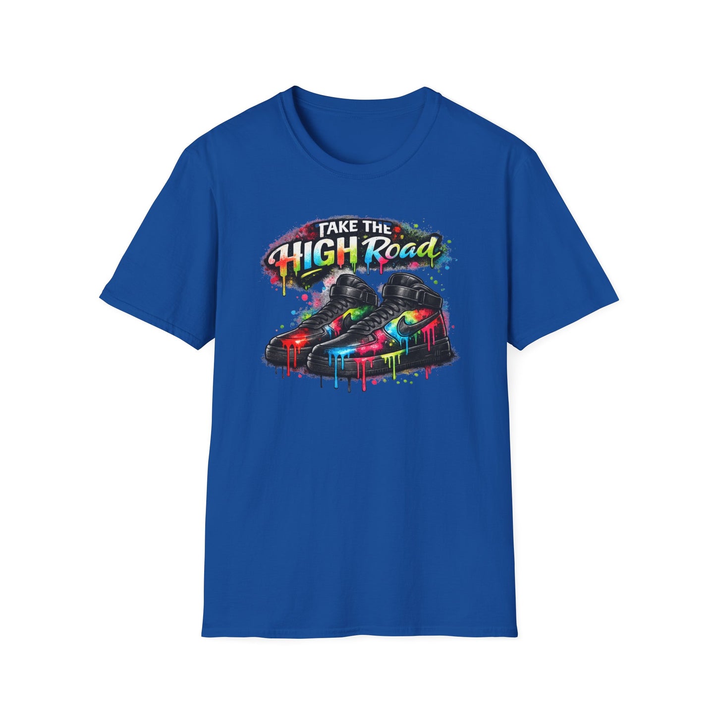 TAKE THE HIGH ROAD - Unisex Soft Style T-shirt