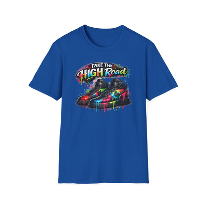 TAKE THE HIGH ROAD - Unisex Soft Style T-shirt