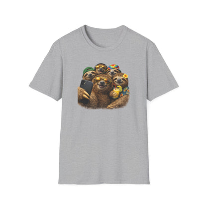 SELFIE TIME - SLOTH STYLE - Unisex Softstyle T-Shirt