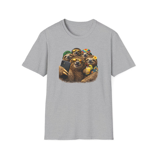 SELFIE TIME - SLOTH STYLE - Unisex Softstyle T-Shirt