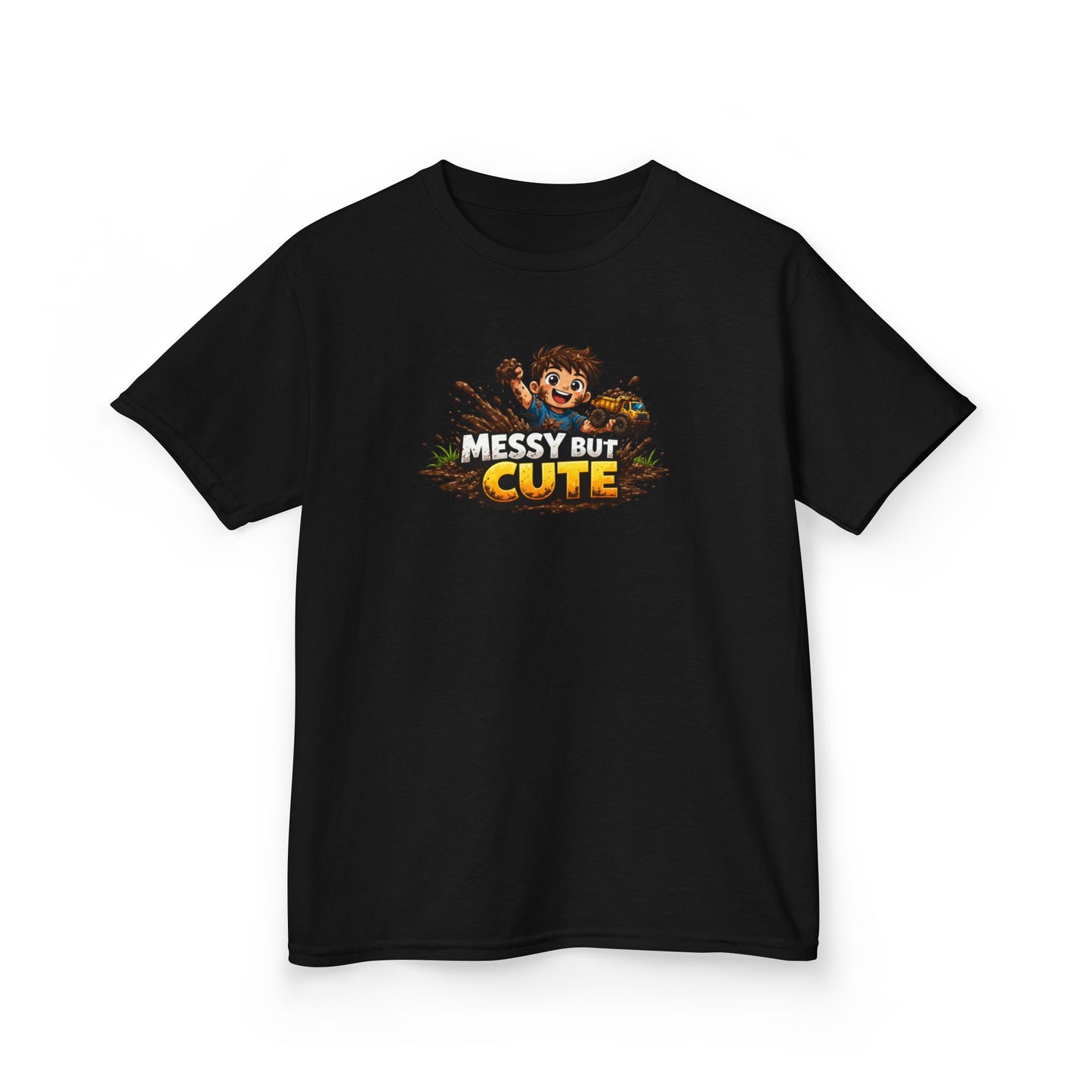 MESSY BUT CUTE - Kids Cotton Tee