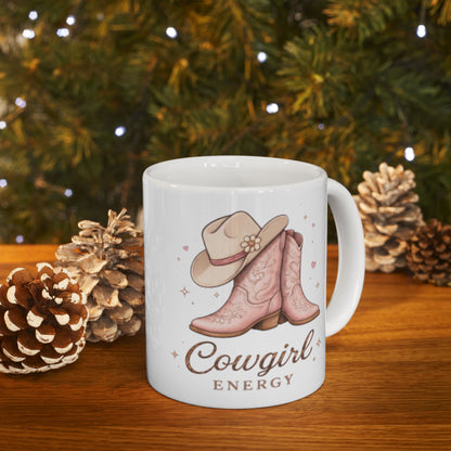 COWGIRL ENERGY - Ceramic Mug, (11oz, 15oz)