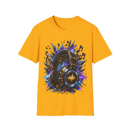 FEEL THE FREQUENCY - ((BIG PRINT)) -  Unisex Soft Style T-Shirt