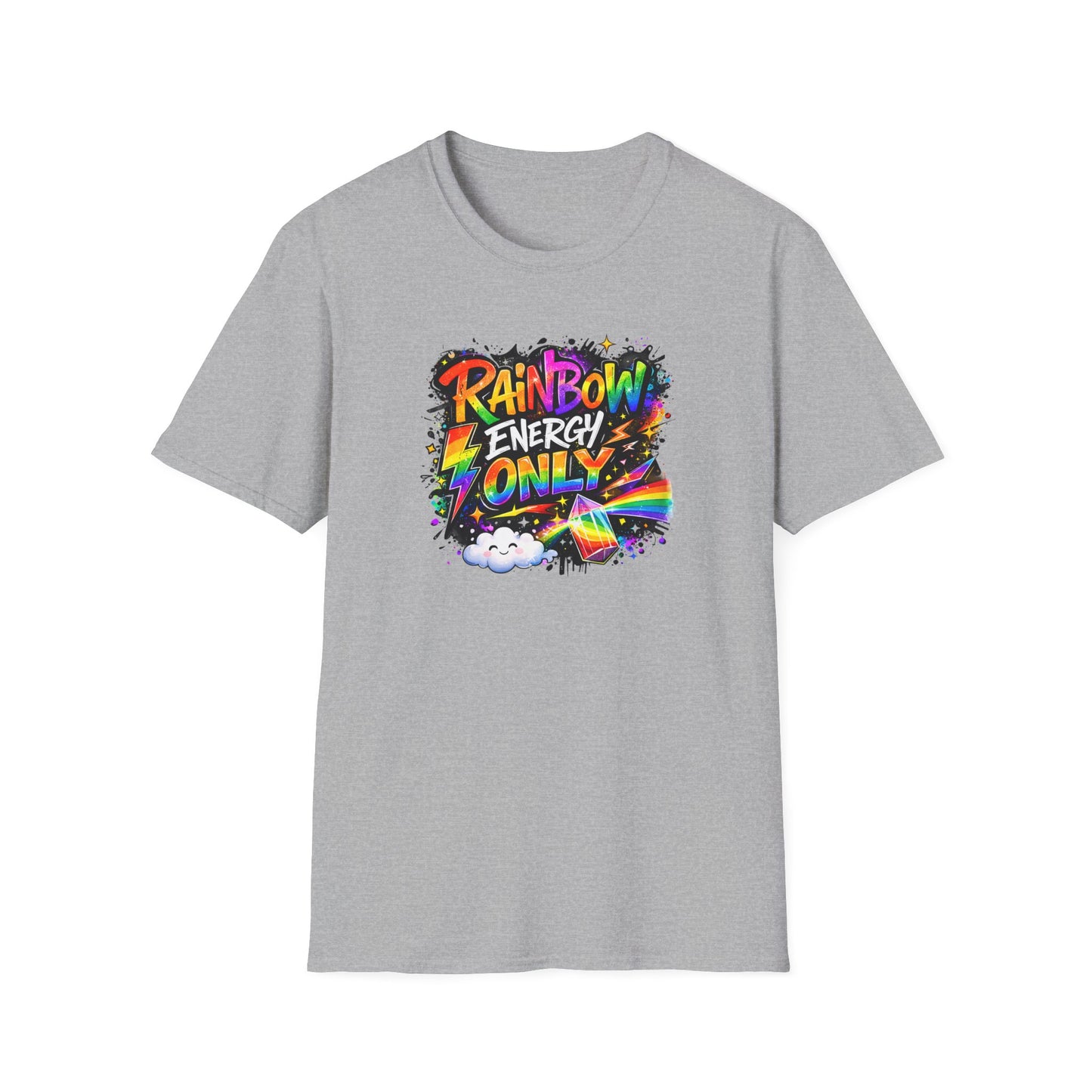 RAINBOW ENERGY ONLY - Unisex Softstyle T-Shirt