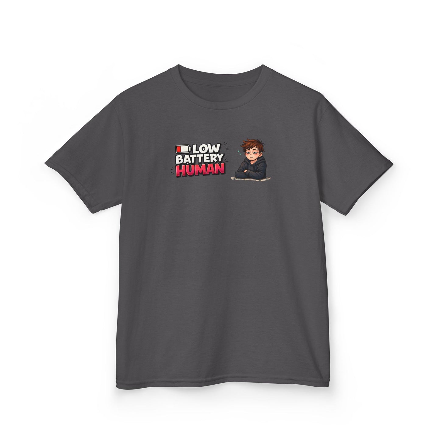 LOW BATTERY HUMAN - Kids Cotton™ Tee