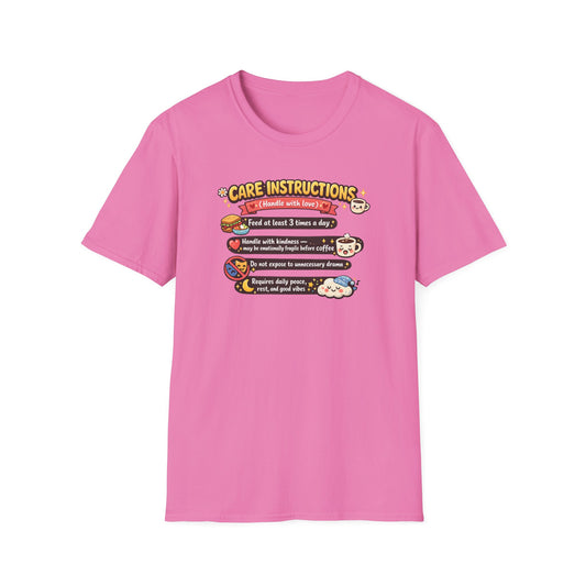 CARE INSTRUCTIONS - Unisex Soft Style T-Shirt