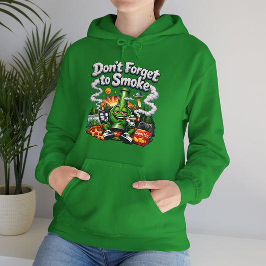 Don't Forget to Smoke Hoodie | Funny 420 Pull-Over