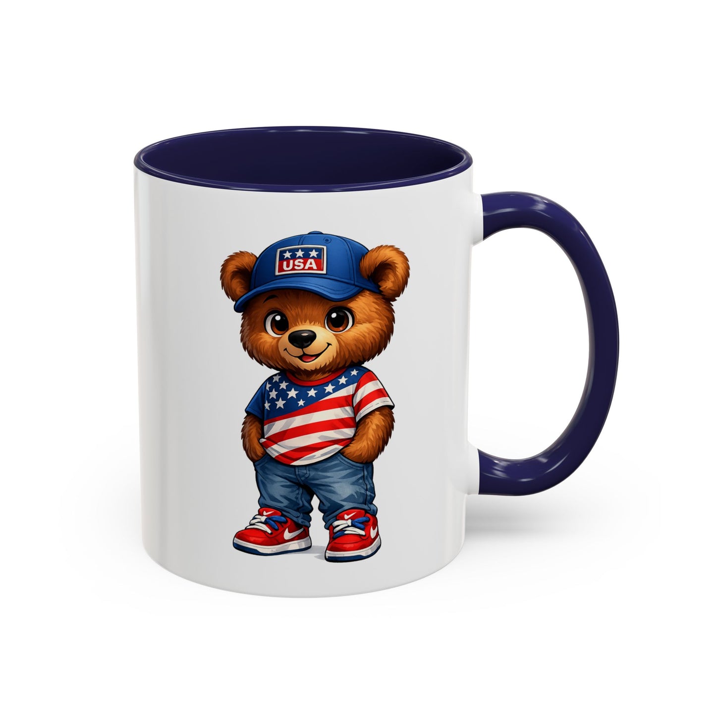 BERRY - REPPIN THE USA - Accent Coffee Mug (11, 15oz)
