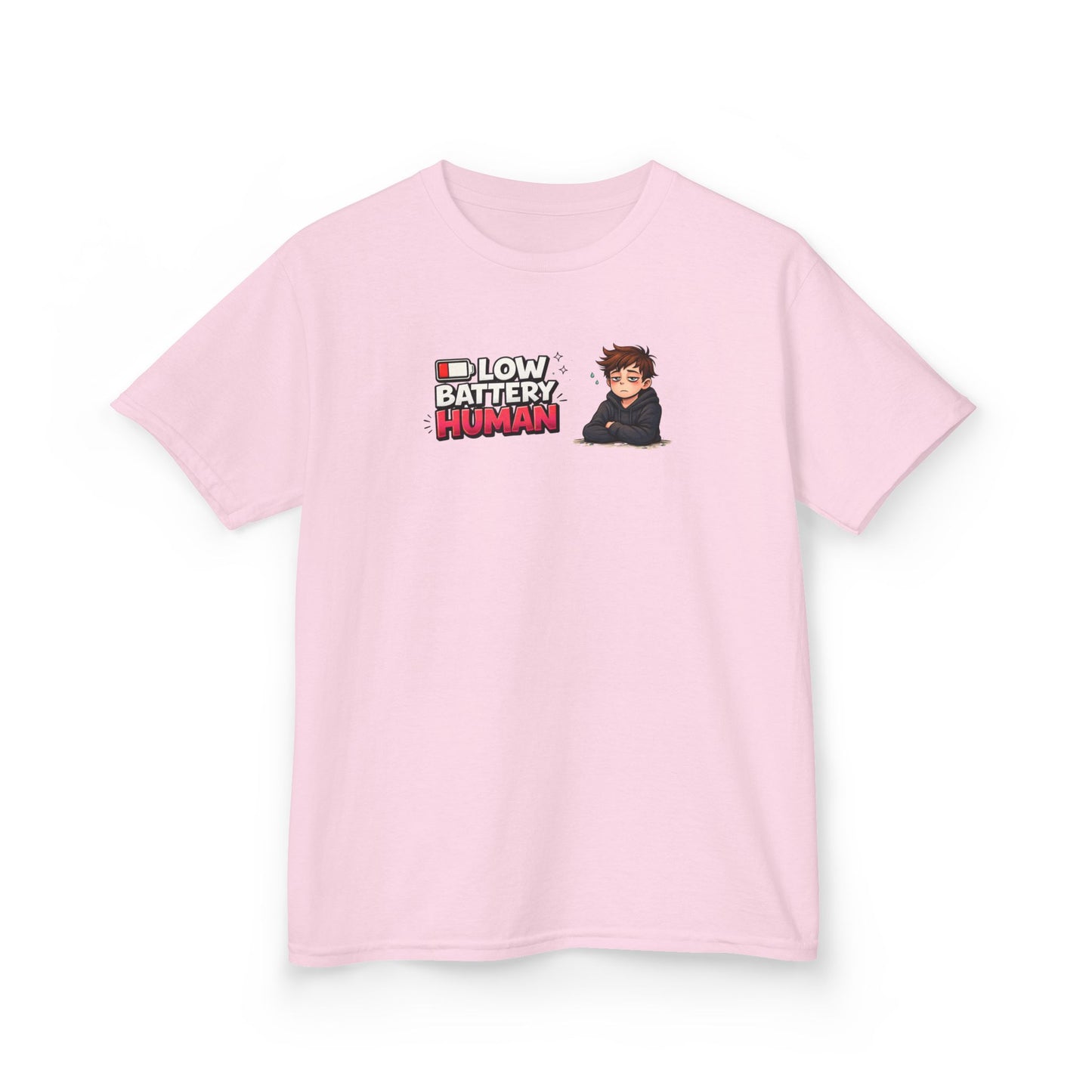 LOW BATTERY HUMAN - Kids Cotton™ Tee