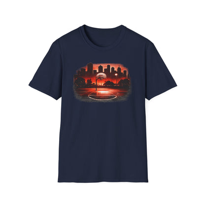 Street B-Ball Court - Unisex Soft Style T-Shirt