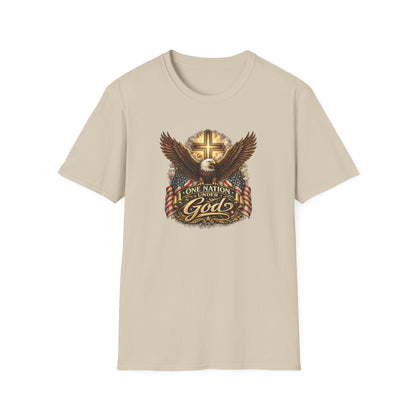 ONE NATION UNDER GOD - Unisex Softstyle T-Shirt