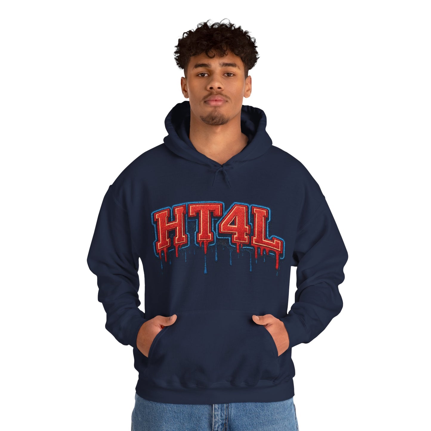 HT4L Hoodie | Houston Texans 4 Life Streetwear Graphic Unisex Pull-Over