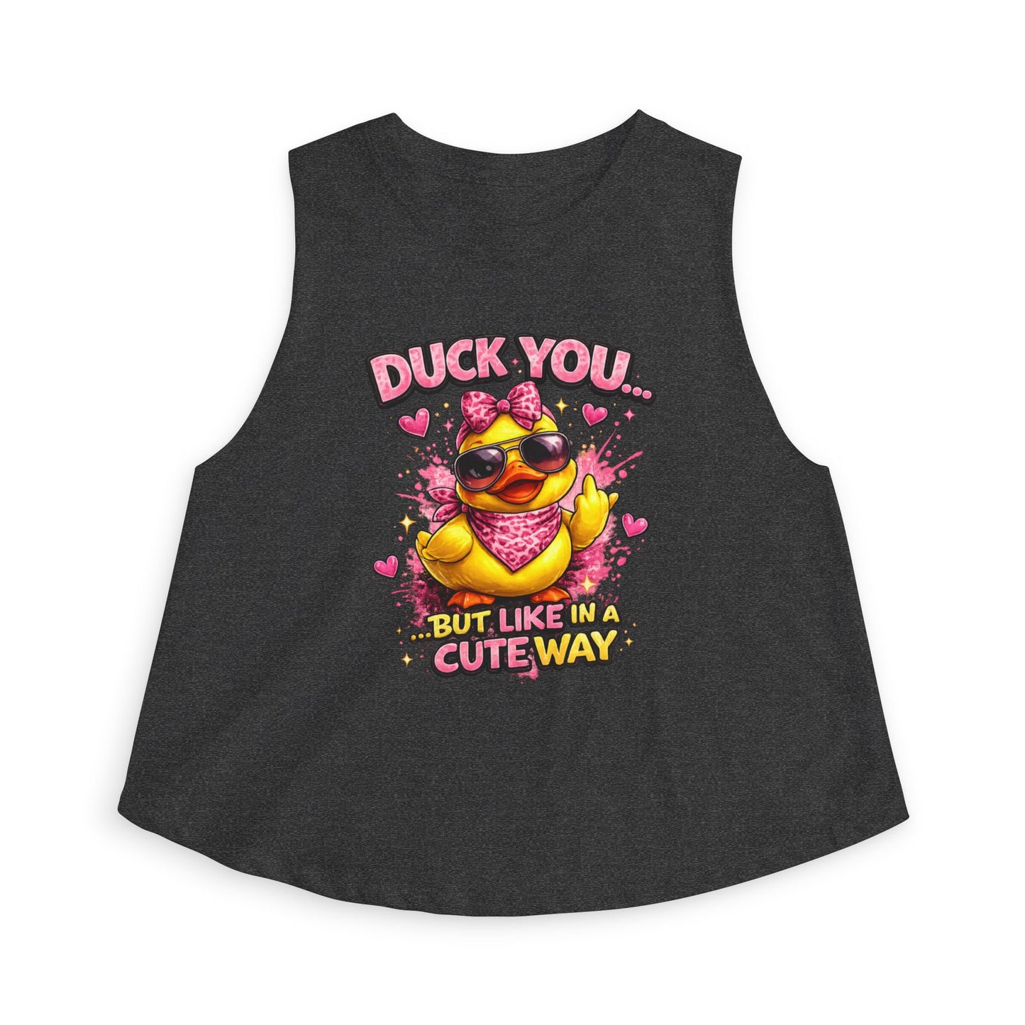 DUCK YOU BUT IN A CUTE WAY - Women's Crop Top