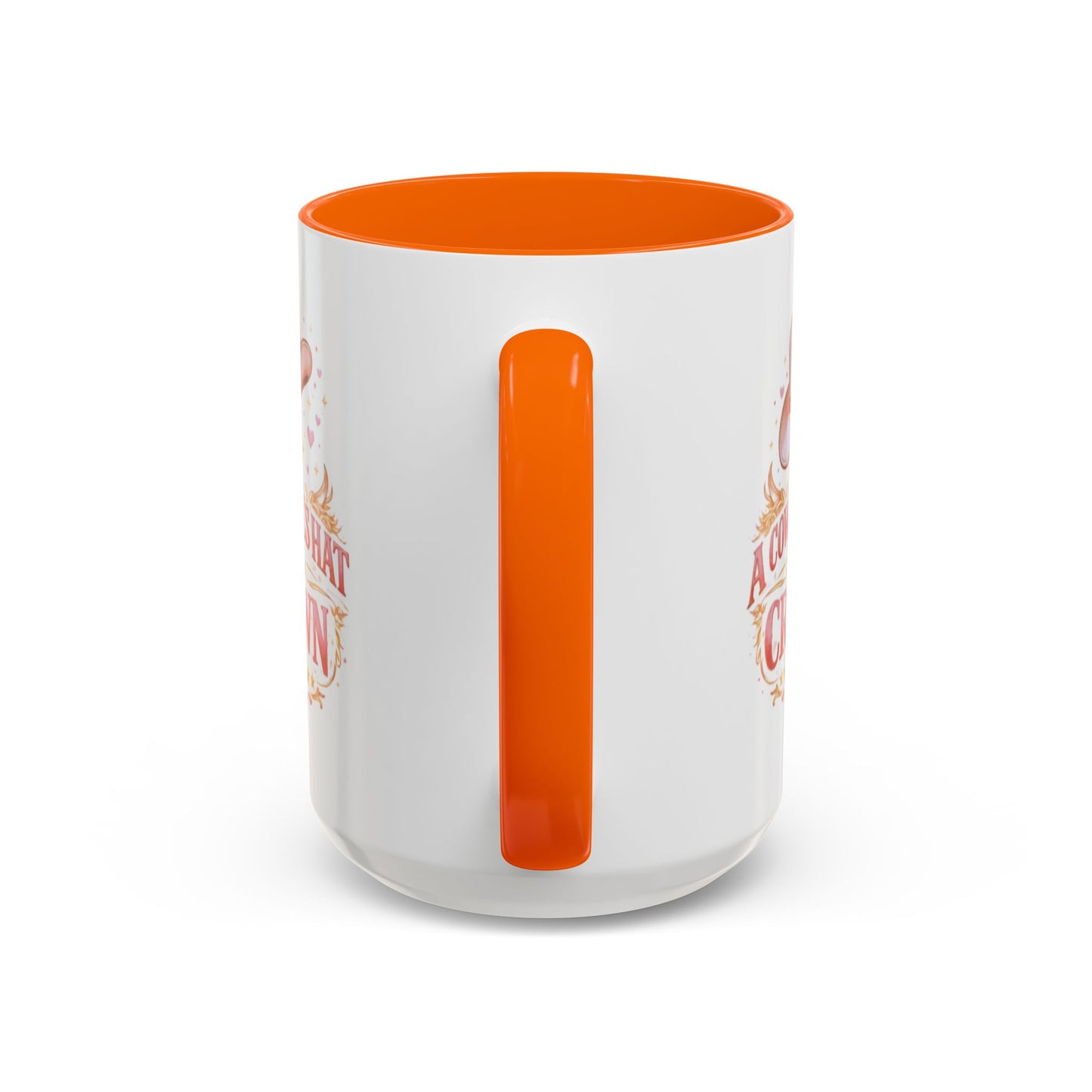 A COWGIRL'S HAT IS HER CROWN - Accent Coffee Mug (11, 15oz)