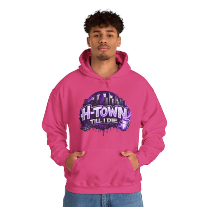 H-Town Til I Die Hoodie | Houston 713 Skyline Streetwear Pull-Over