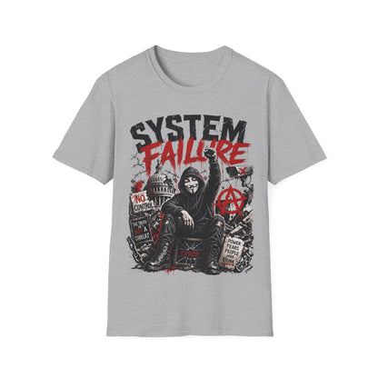 SYSTEM FAILURE - ((BIG PRINT)) - Unisex Soft Style T-Shirt