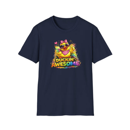 DUCKIN AWESOME - Unisex Soft Style T-Shirt