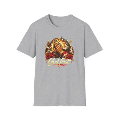 GOD FIRST - Unisex Soft Style T-Shirt