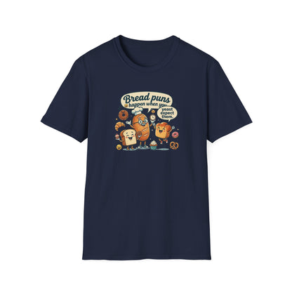 BREAD PUNS HAPPEN - Unisex Softstyle T-Shirt