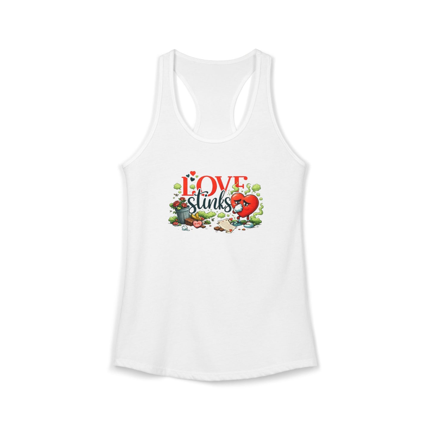 LOVE STINKS – Women's Ideal Racerback Tank