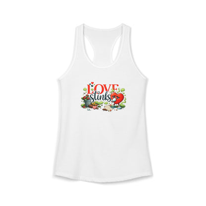 LOVE STINKS – Women's Ideal Racerback Tank