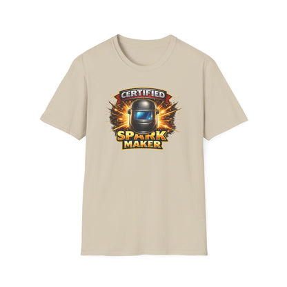 CERTIFIED SPARK MAKER - Unisex Softstyle T-Shirt