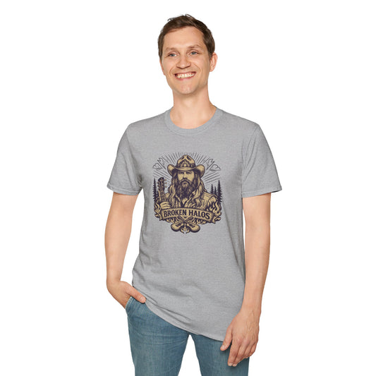 Chris Stapleton - BROKEN HALOS - Unisex Soft Style T-Shirt