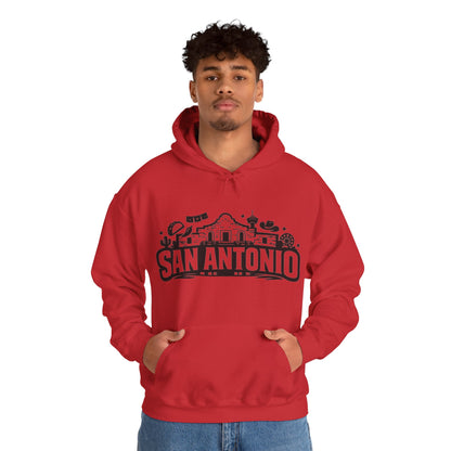 San Antonio Hoodie | Alamo City Texas Pride Graphic Unisex Pull-Over