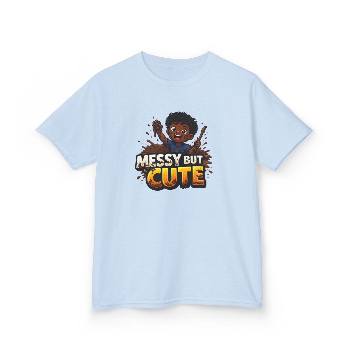 MESSY BUT CUTE - Kids Cotton Tee