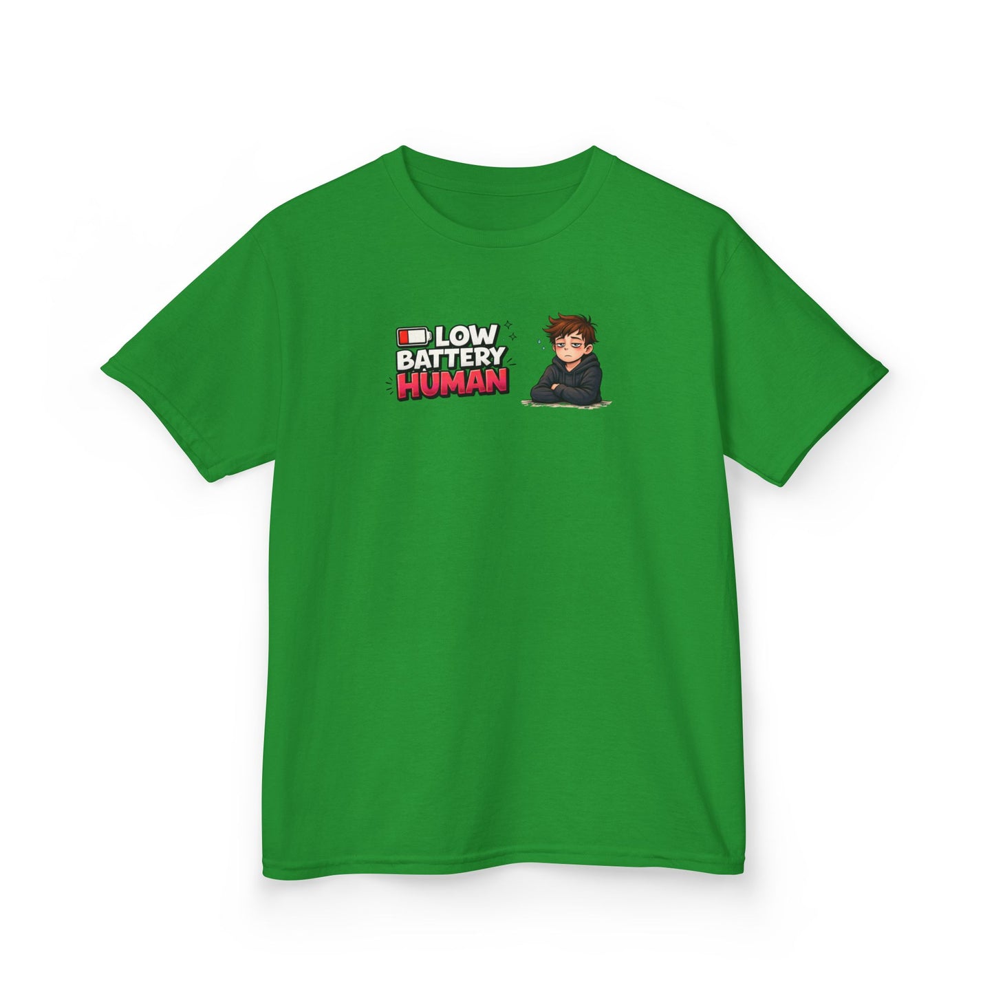 LOW BATTERY HUMAN - Kids Cotton™ Tee