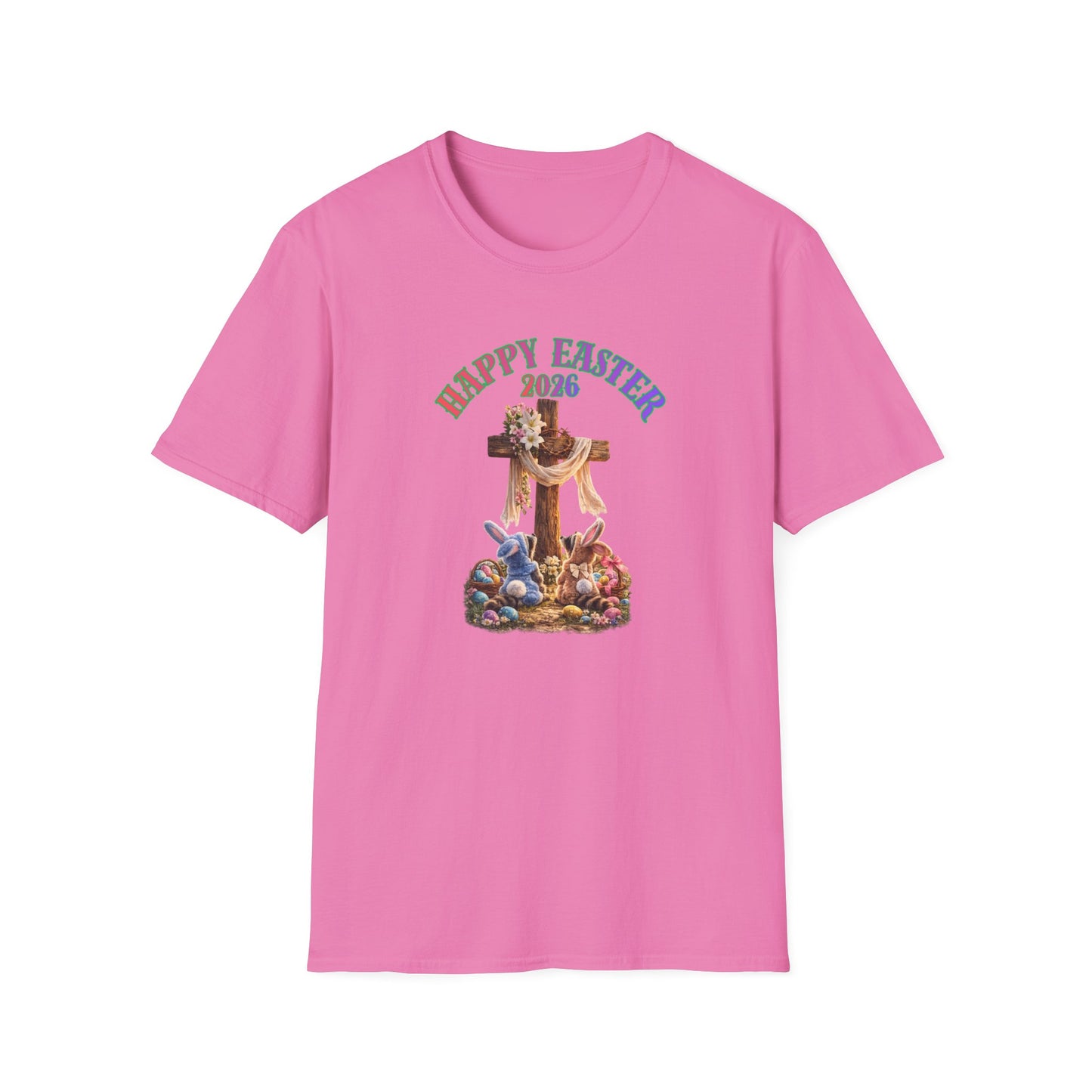 HAPPY EASTER 2026 - Unisex Soft Style T-Shirt