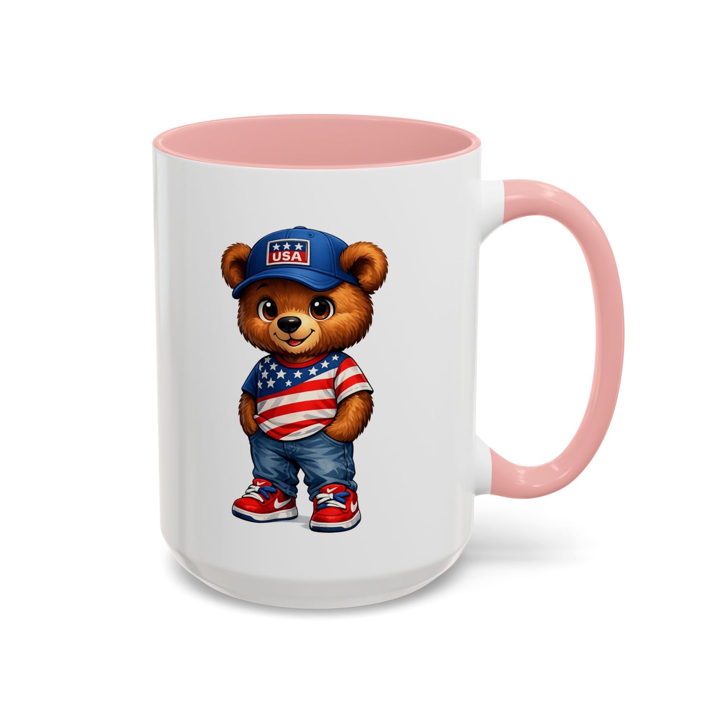 BERRY - REPPIN THE USA - Accent Coffee Mug (11, 15oz)