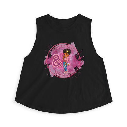 UNBOTHERED & THRIVING - Women's Crop Top